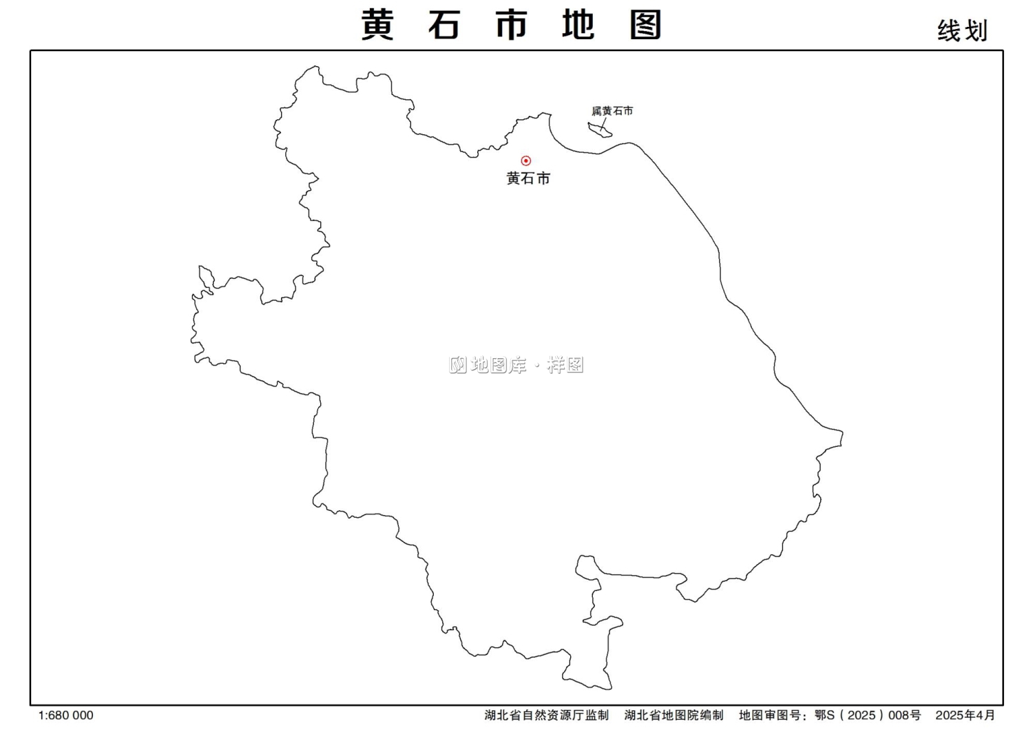 湖北省黄石市多类型新版矢量地图批量下载_图6