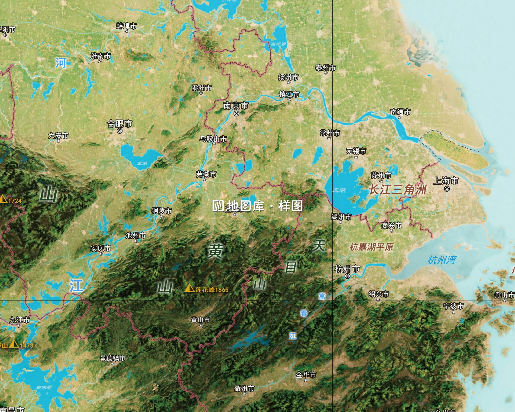 中国及周边地形地势地理3D地图_图4