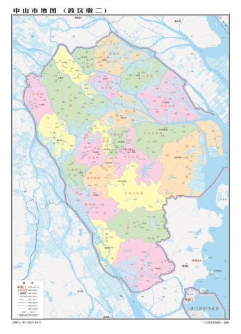 广东中山地图下载_中山地图高清版大图