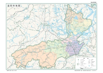 湖南益阳市地图全图高清版（矢量源文件下载）