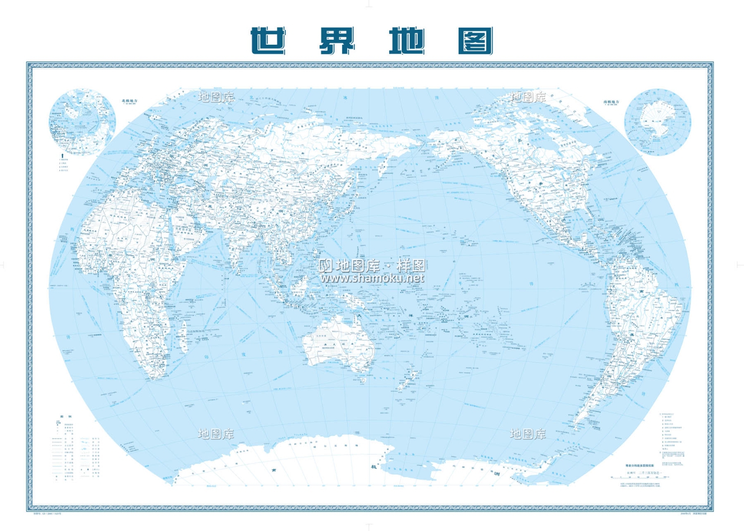世界地图中英文版高清可放大19597*13977像素_图1