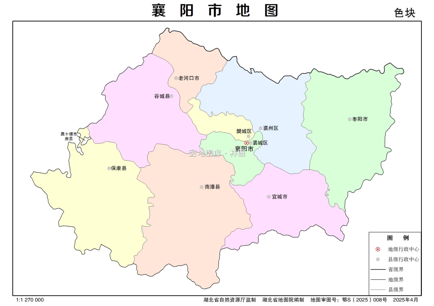湖北襄阳地图全图高清版详细版_图3