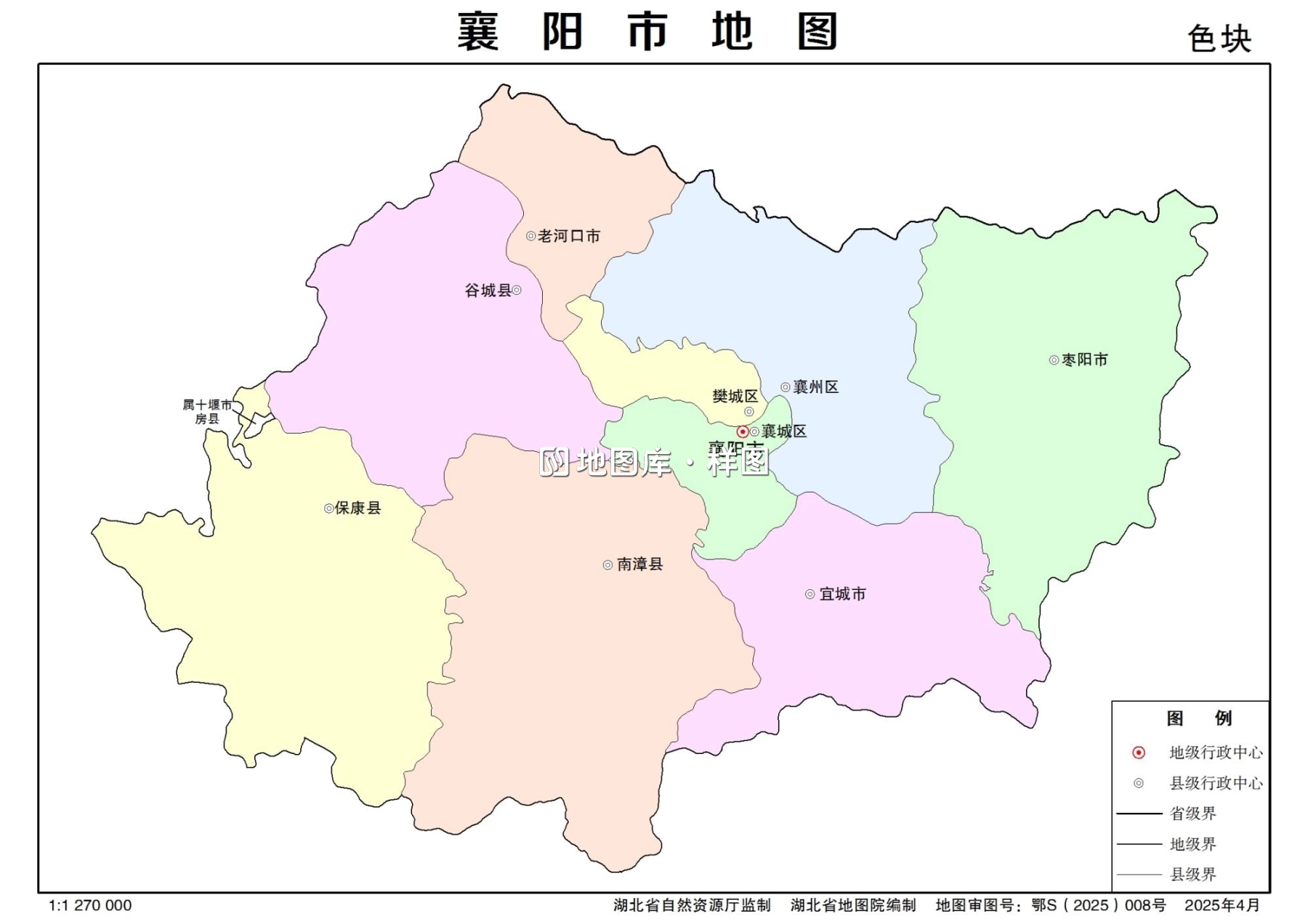 湖北襄阳地图全图高清版详细版_图3