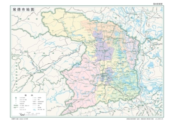湖南常德市地图电子版高清版（矢量源文件下载）