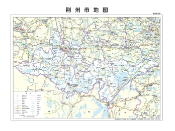 湖北省荆州市多类型新版矢量地图批量下载