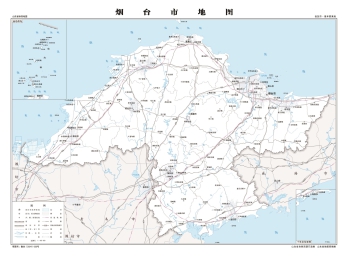烟台地图全图高清版大图_烟台地图区域划分图下载