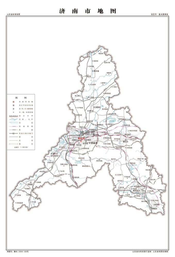济南地图全图高清版_济南地图各区分布图_图2