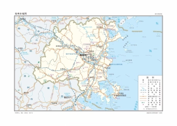 福建福州地图各县市区矢量高清版大图可放大