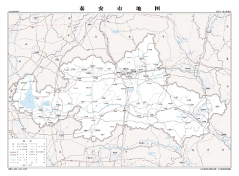 泰安地图全图_泰安地图高清版大图可放大