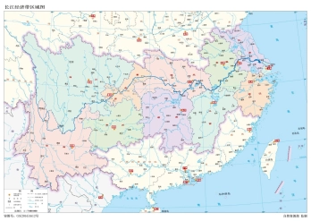 长江经济带区域图_长江经济带地图
