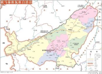 云南临沧耿马县地图全图高清版eps矢量地图下载