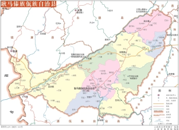 云南临沧耿马县地图全图高清版eps矢量地图下载