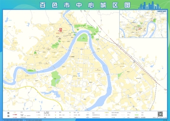 广西百色地图最新版矢量全图