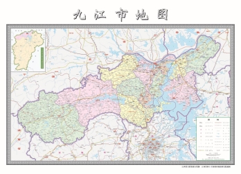 江西九江市行政区划地图高清版详细大图