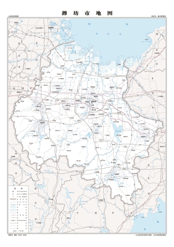 潍坊地图高清版大图_潍坊地图区域划分图