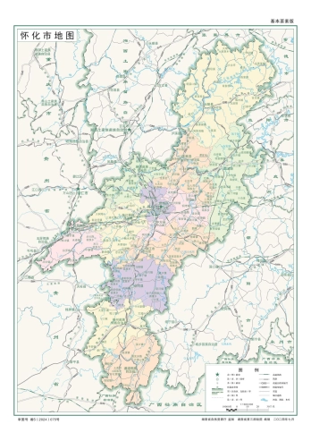 湖南怀化市地图全图可放大（矢量源文件下载）