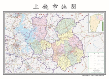  江西上饶市行政区划地图高清版详细大图