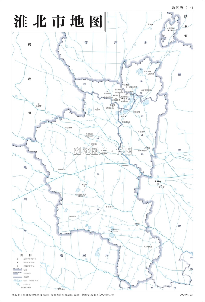 安徽淮北市地图_基本、政区地图_图4
