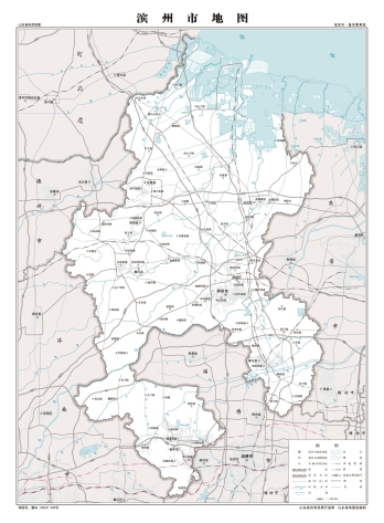 山东滨州地图下载_滨州地图高清版大图