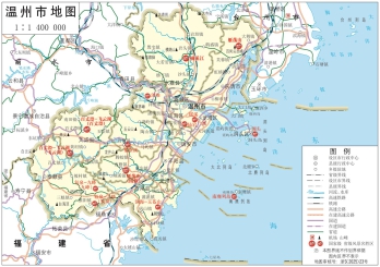 温州地图_浙江温州市全要素地图高清版大图