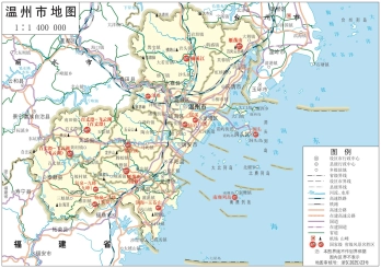 温州地图_浙江温州市全要素地图高清版大图