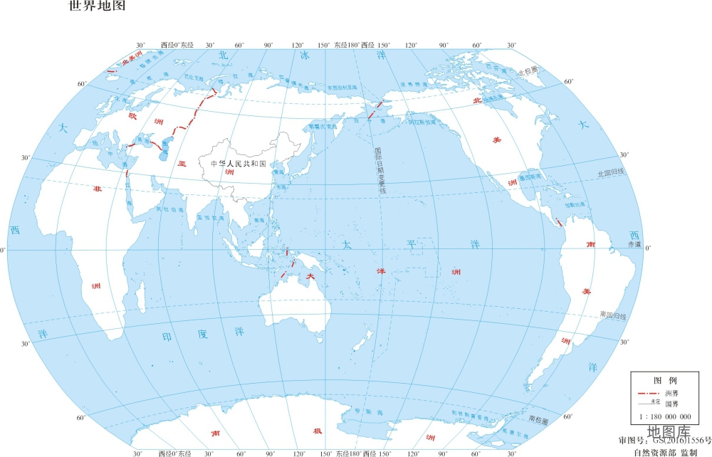 世界地图-州界版_图1