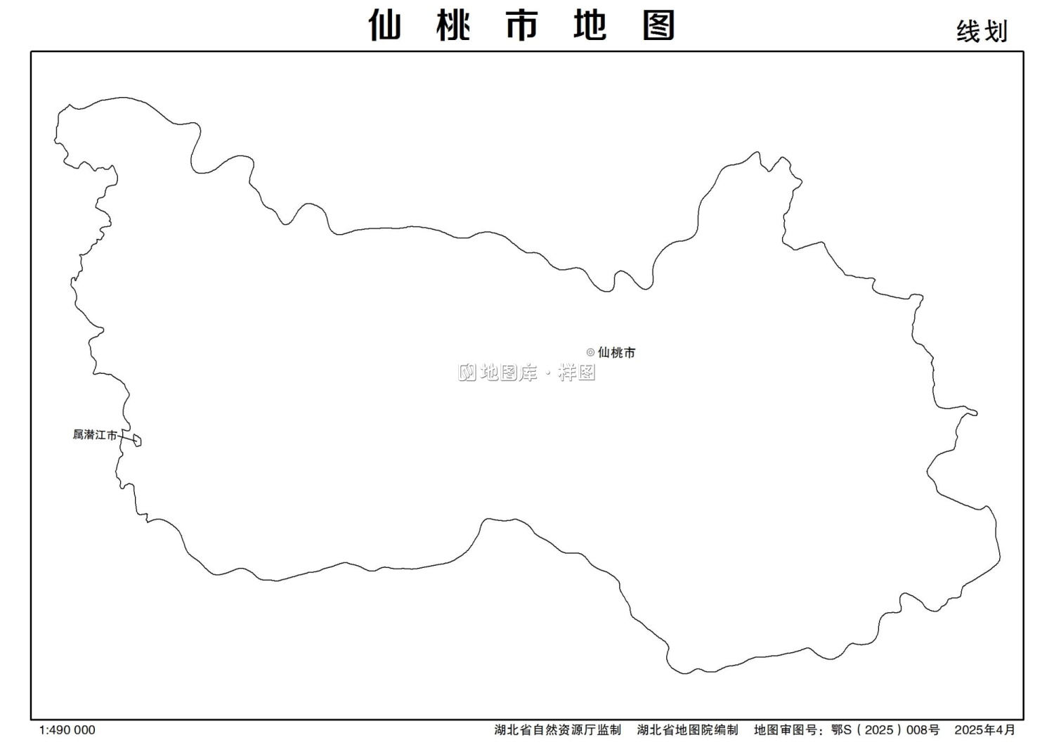 湖北仙桃市地图详细高清版大图_图6