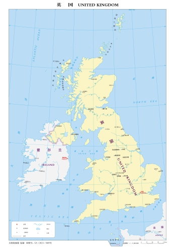 英国地图中文版全图可放大_英国地图完整版