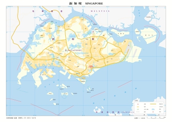 新加坡地图中文版_新加坡地图高清版大图