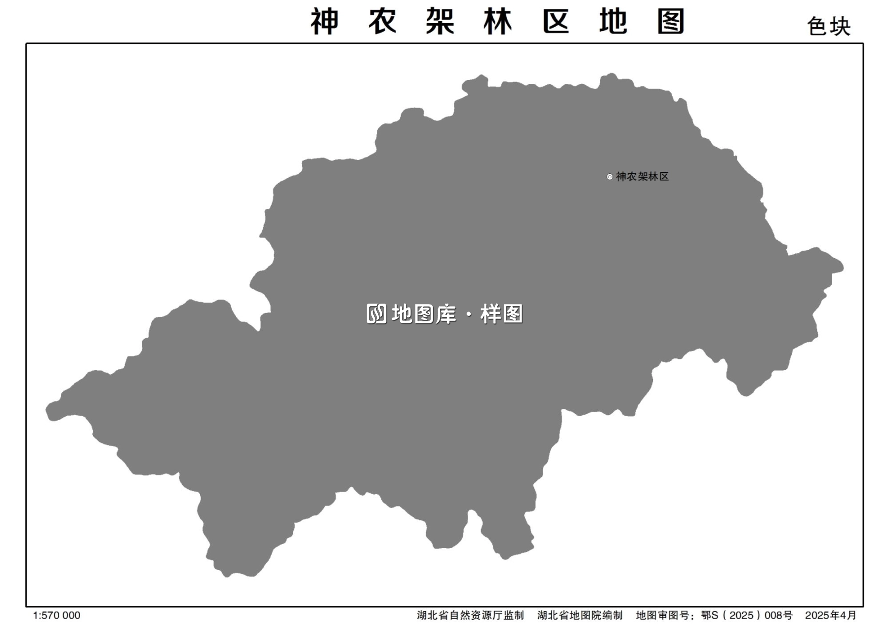 湖北神农架林区矢量地图最新电子版源文件下载_图5