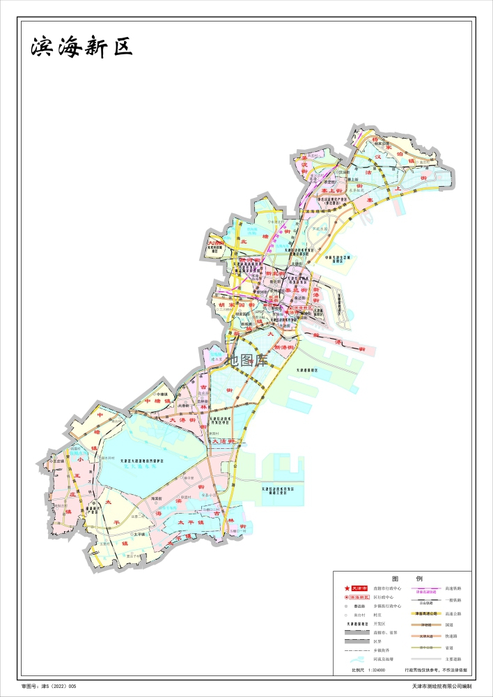 天津滨海新区地图下载_滨海新区标准地图下载_图1 天津滨海新区地图下载_滨海新区标准地图下载_图1