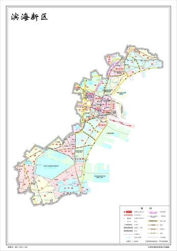 天津滨海新区地图下载_滨海新区标准地图下载