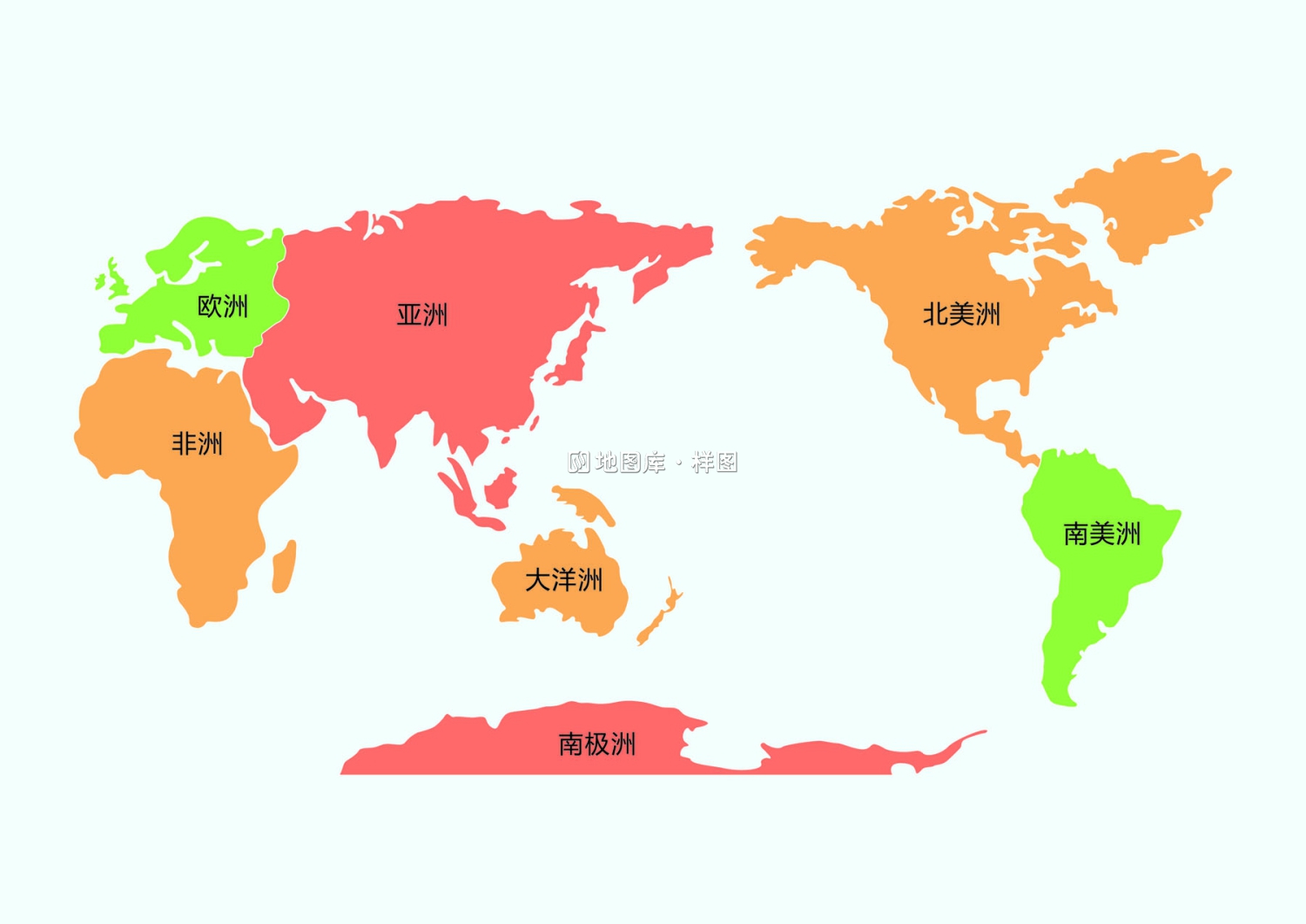 世界地图矢量源文件（包含cdr、ai、jpg格式）可放大下载_图3