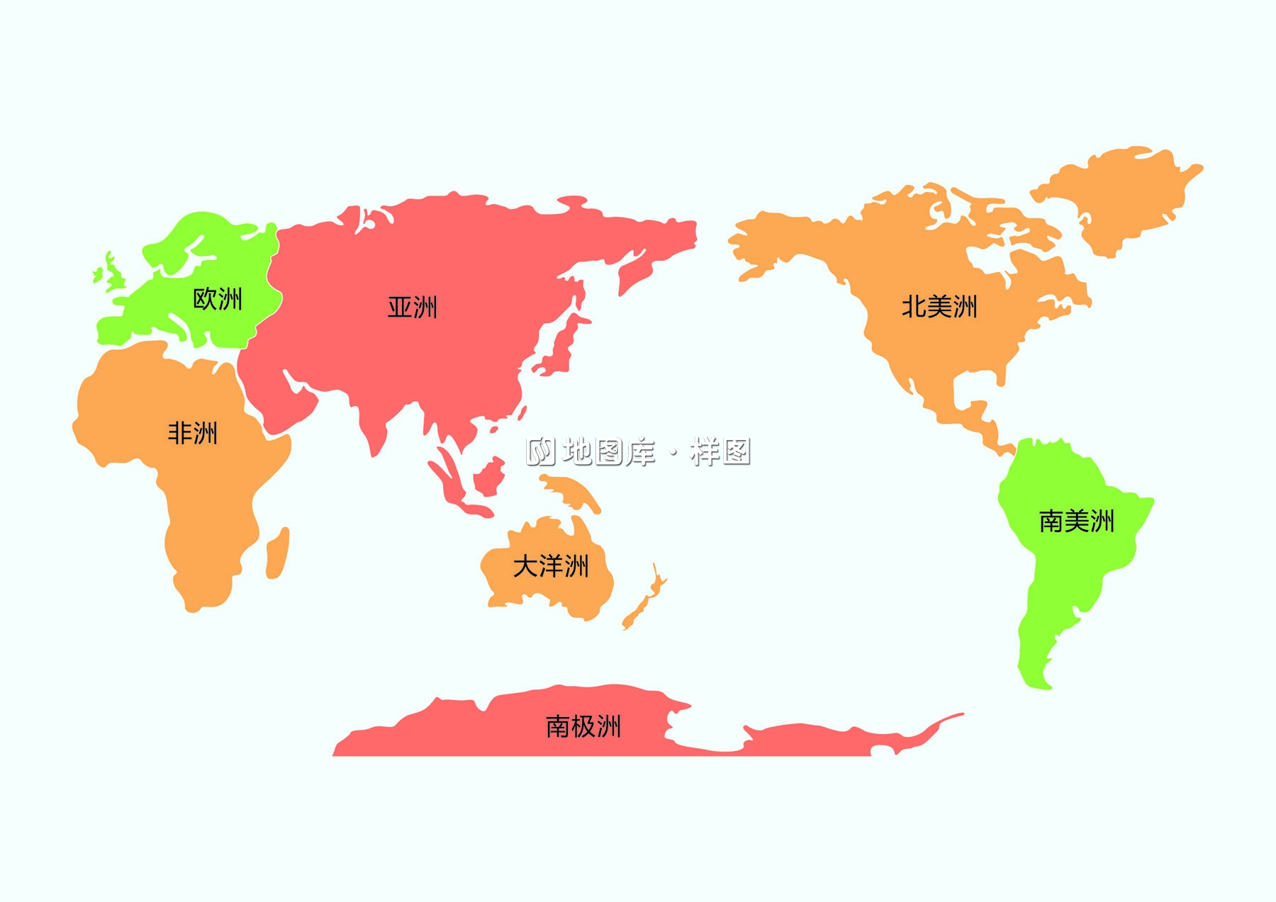 世界地图矢量源文件（包含cdr、ai、jpg格式）可放大下载_图3