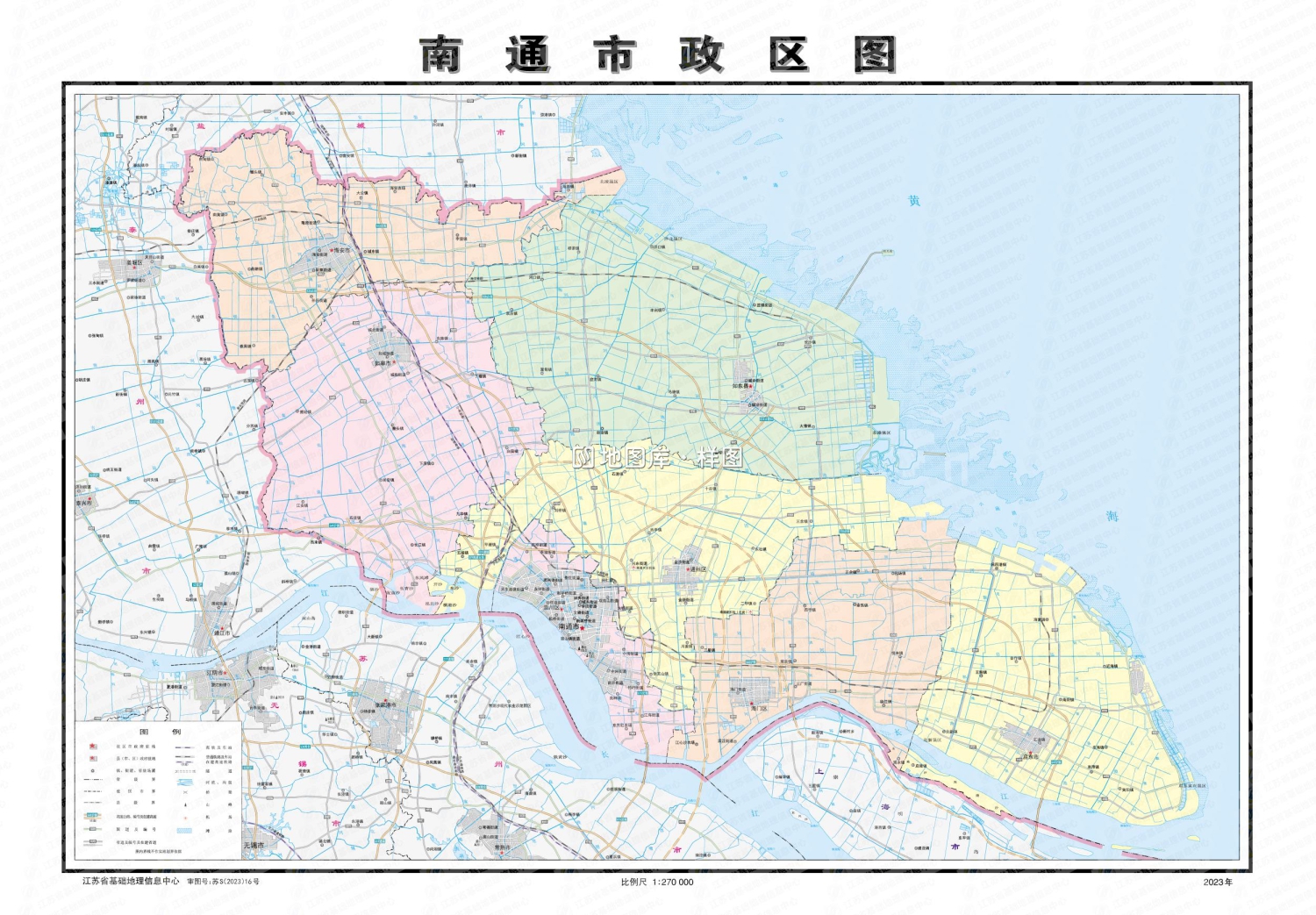 南通地图全图高清版大图下载_图1