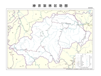 湖北神农架林区矢量地图最新电子版源文件下载