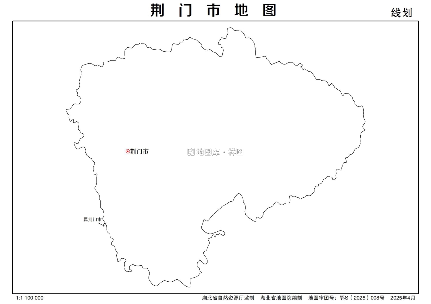 湖北省荆门市多类型新版矢量地图批量下载_图6