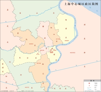 上海中心城区简图_上海城区地图简化版