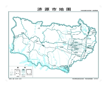 济源地图_济源地图高清版大图_济源乡镇分布地图