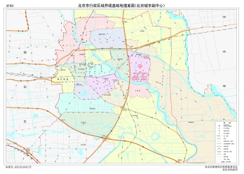 北京城市副中心行政地图