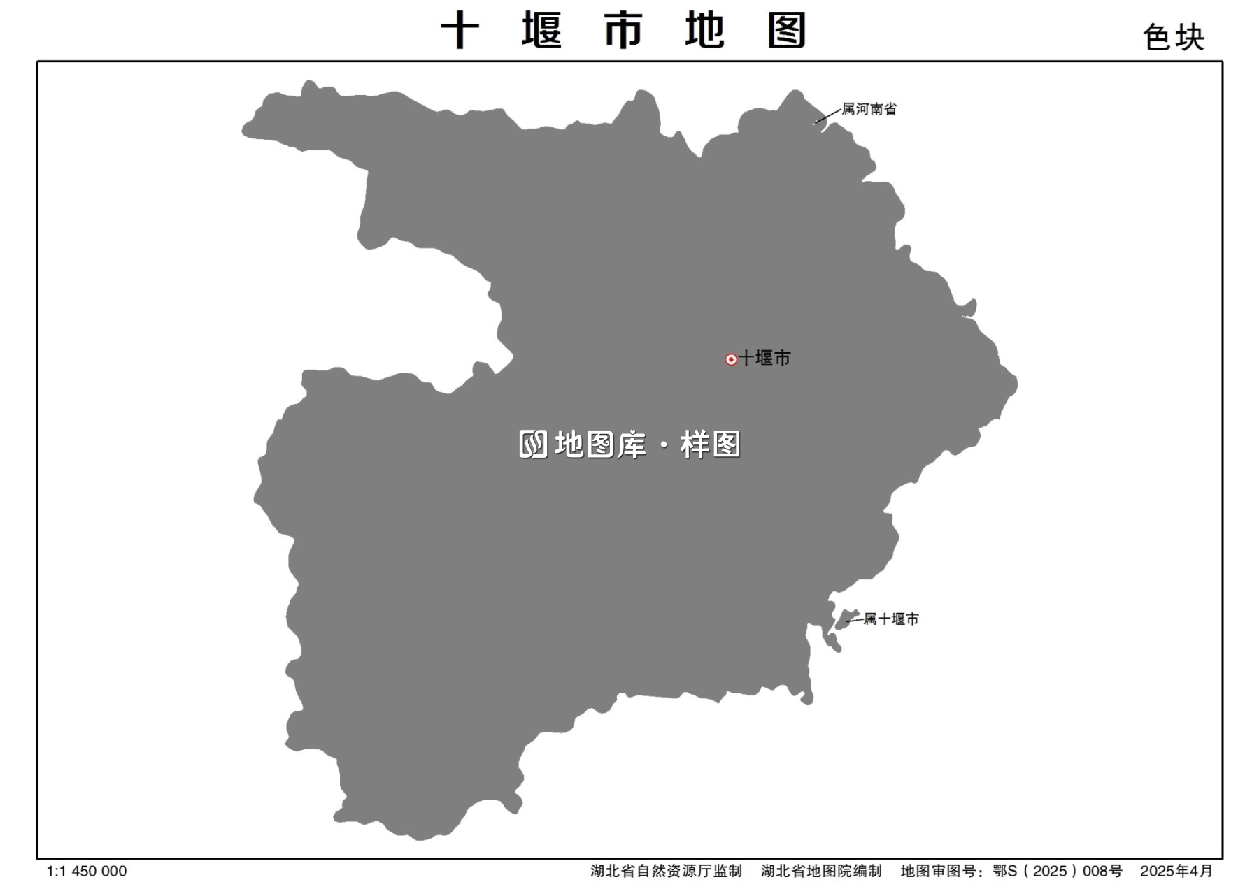 湖北十堰市地图最新电子版源文件下载_图5