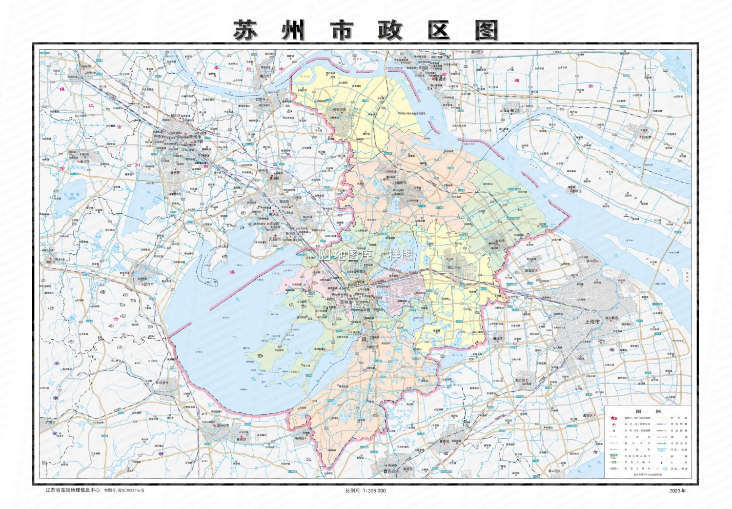 苏州地图全图高清版可放大下载_图1
