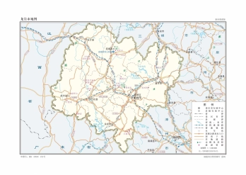 福建龙岩地图各县市区矢量高清版大图可放大