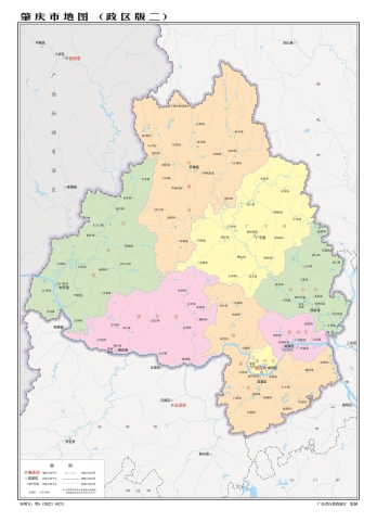 广东肇庆地图下载_肇庆地图各区分布图