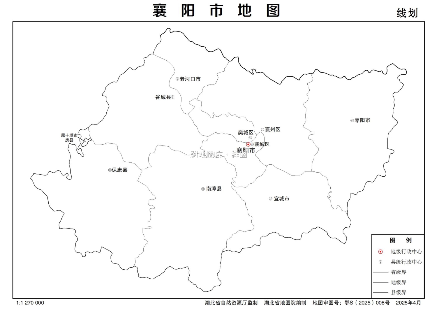 湖北襄阳地图全图高清版详细版_图4