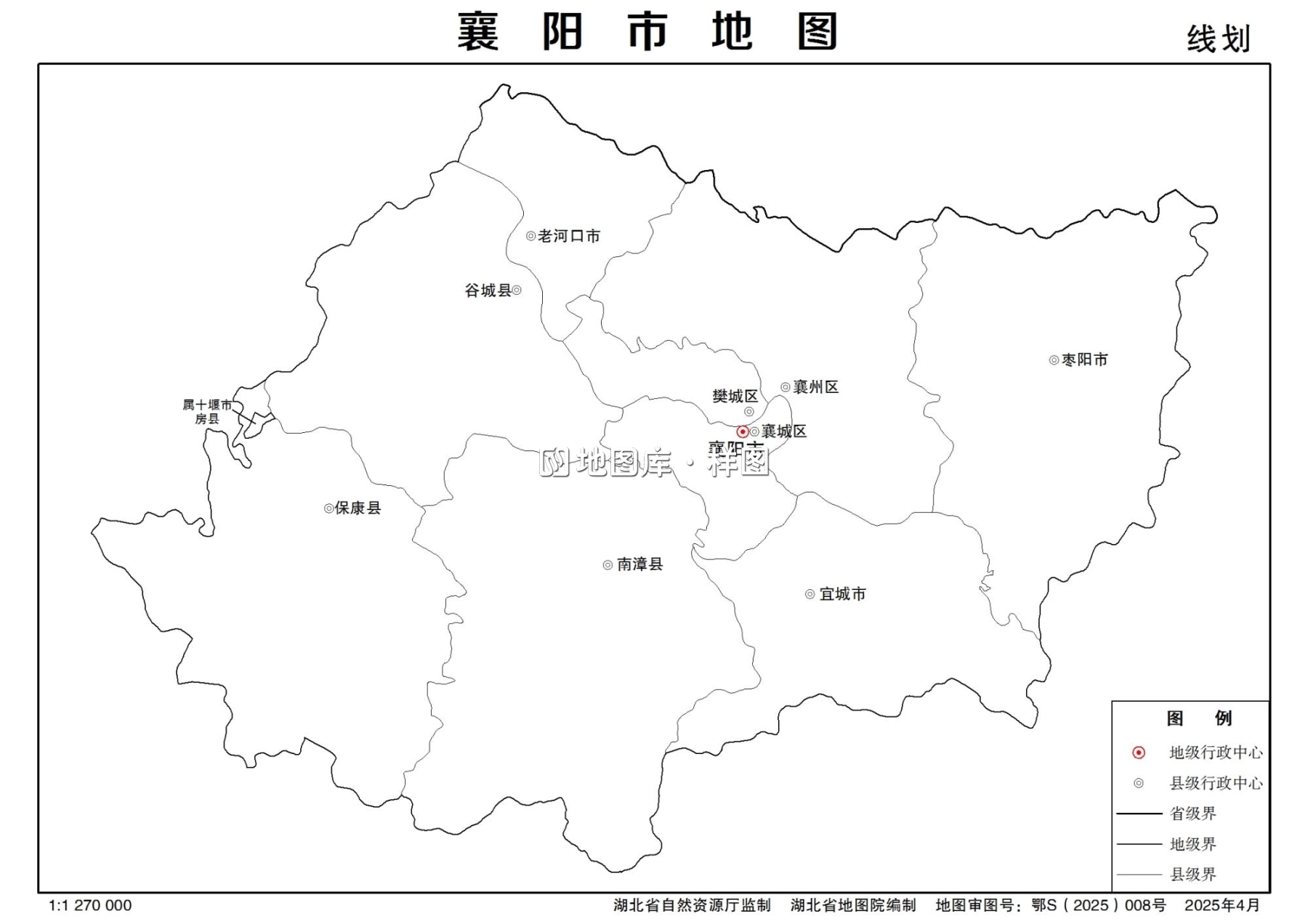 湖北襄阳地图全图高清版详细版_图4