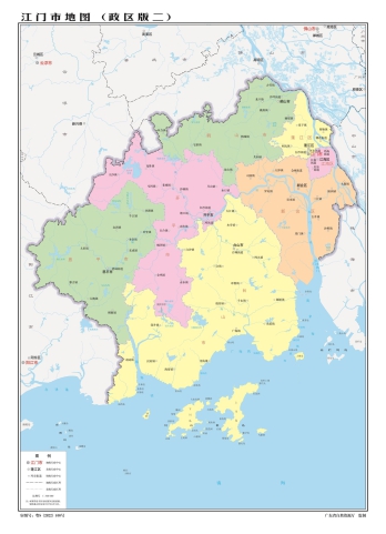 广东江门地图_江门地图全图高清版