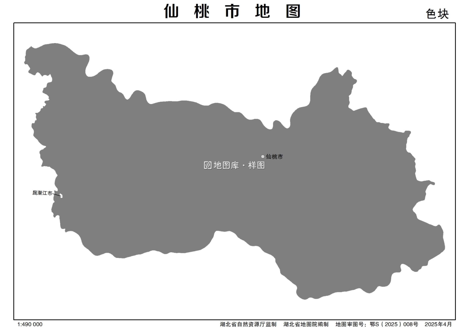 湖北仙桃市地图详细高清版大图_图5