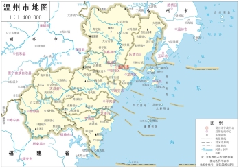 温州地图_浙江温州市政区地图高清版大图