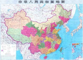 中国县级地图超大超清一万像素高清晰版全图
